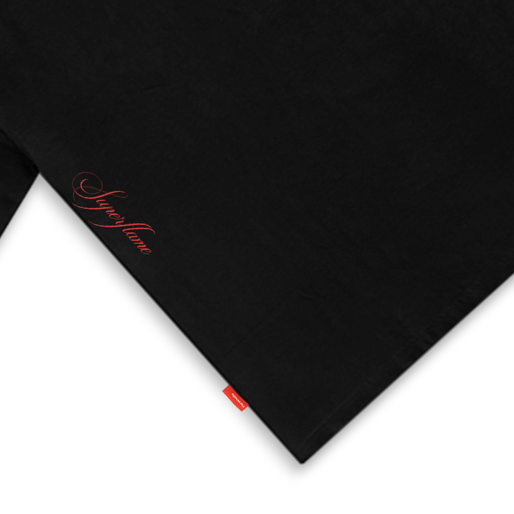 Rusty Metal Logo T-shirt Black